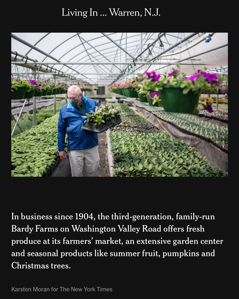 Bardy Farms mentioned in the NY Times