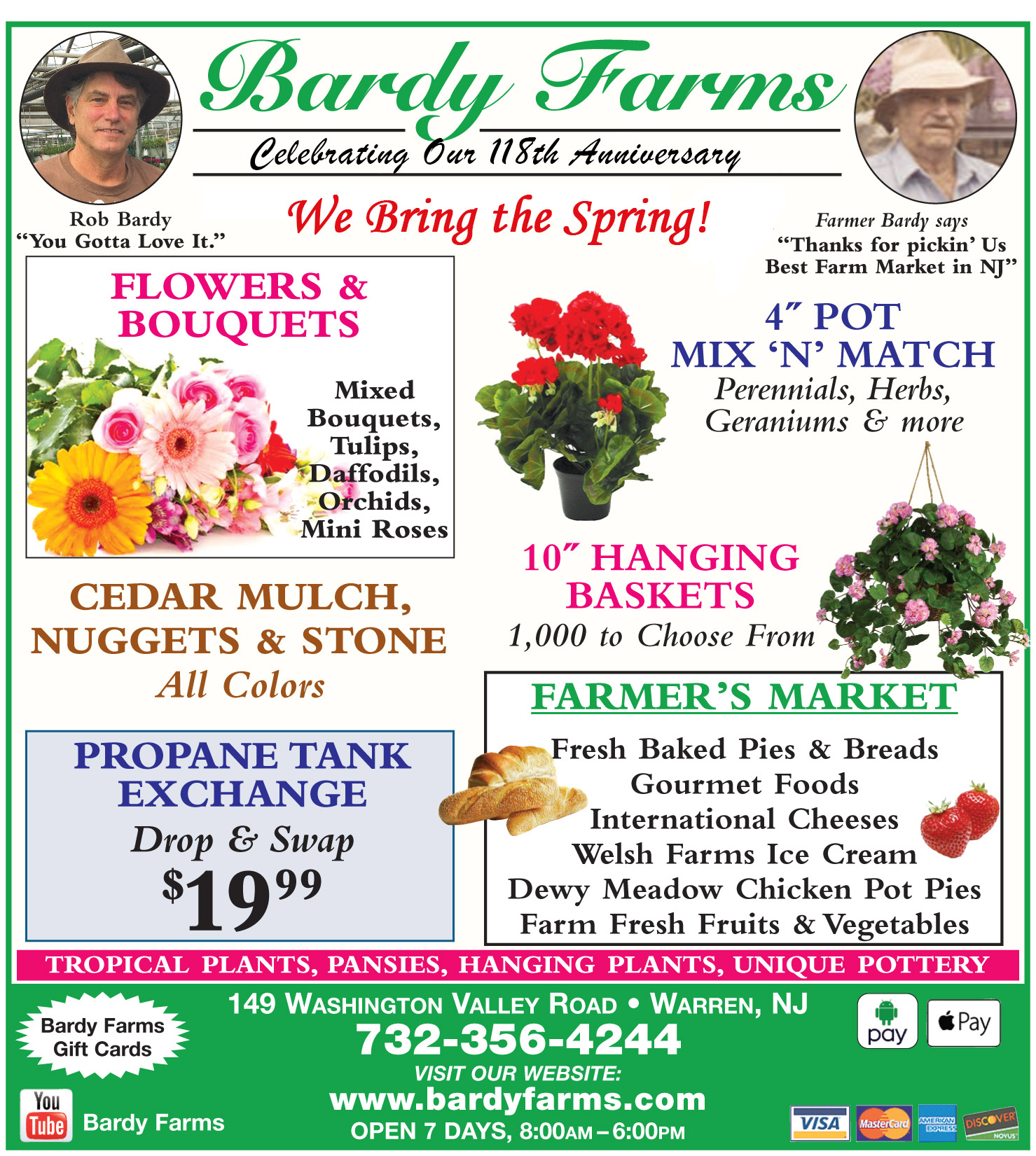 Bardy Farms Specials Spring 2022