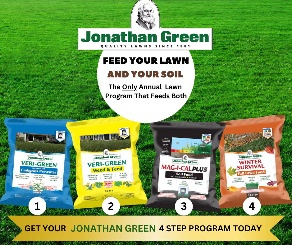 Jonathan Green ad feed your lawn 4 step program